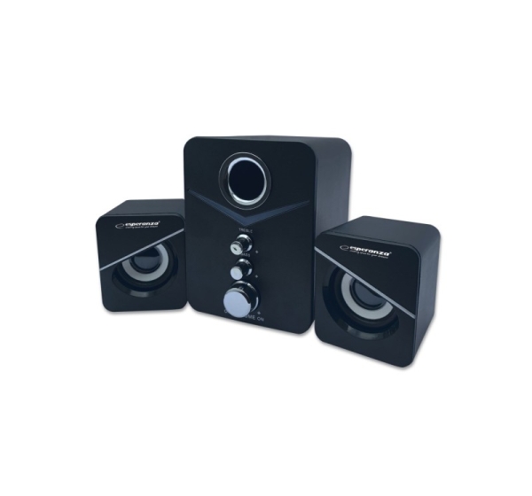 Esperanza EP153 USB 2.1 Speaker Set 6 W Black