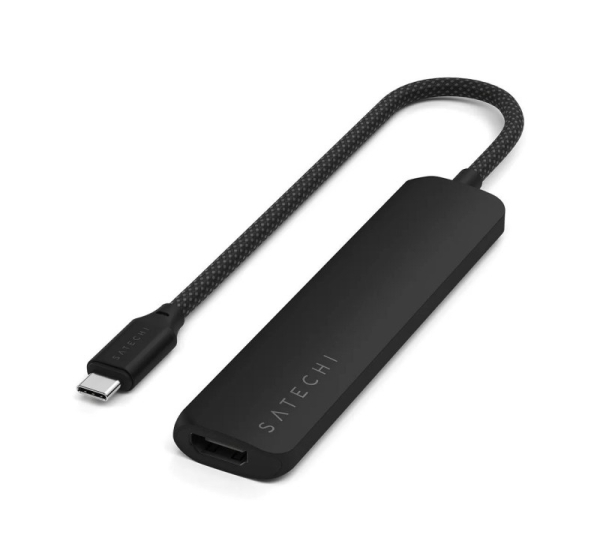Satechi ST-P6SK interface hub USB Type-C 10000 Mbit/s Black