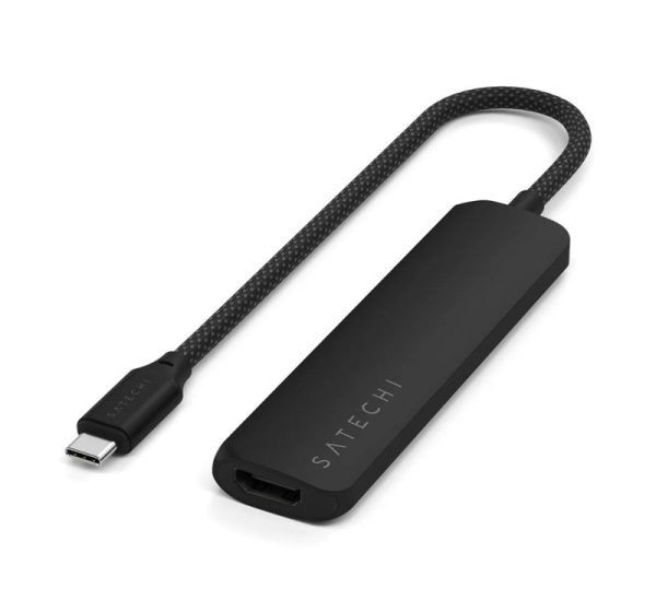 Satechi ST-P4SK interface hub USB Type-C 10000 Mbit/s Black