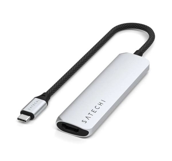Satechi ST-P4SS interface hub USB Type-C 10000 Mbit/s Silver