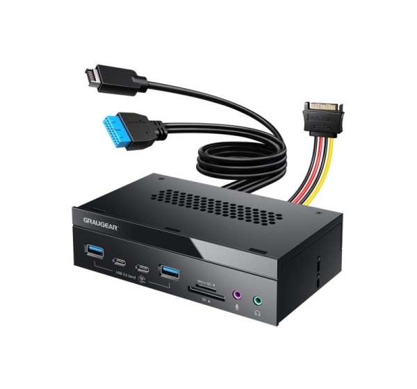 Front Panel 4-Fold + Card Reader USB,SD,Micro