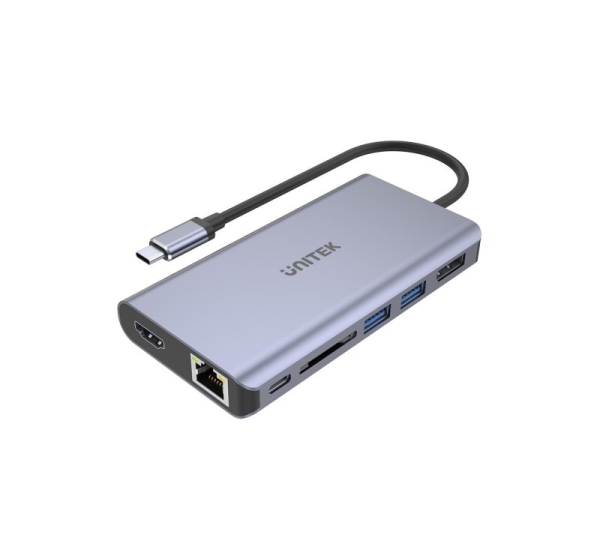 UNITEK uHUB S7 USB 3.2 Gen 1 (3.1 Gen 1) Type-C Grey
