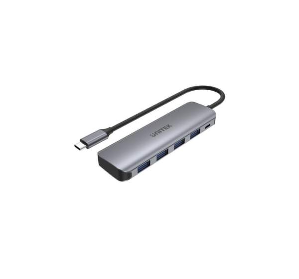 UNITEK H1107A interface hub USB 3.2 Gen 1 (3.1 Gen 1) Type-A 5000 Mbit/s Grey