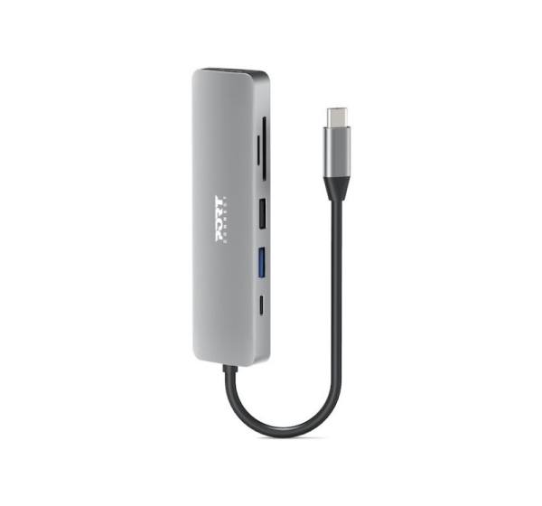 Port Designs 900162 interface hub USB Type-C Silver