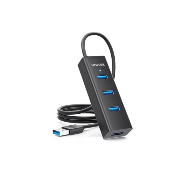 UNITEK Y-3089V01 interface hub USB 3.2 Gen 1 (3.1 Gen 1) Type-A 5000 Mbit/s Black