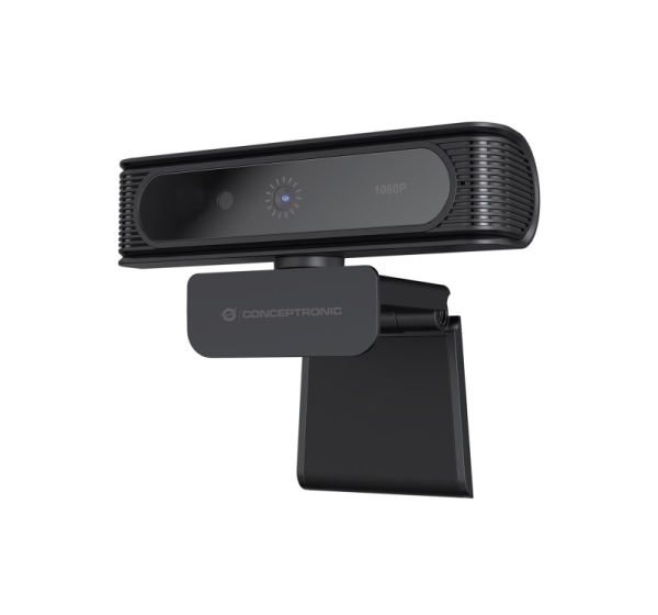 Conceptronic AMDIS09B 1080p Windows Hello Face Recognition Webcam