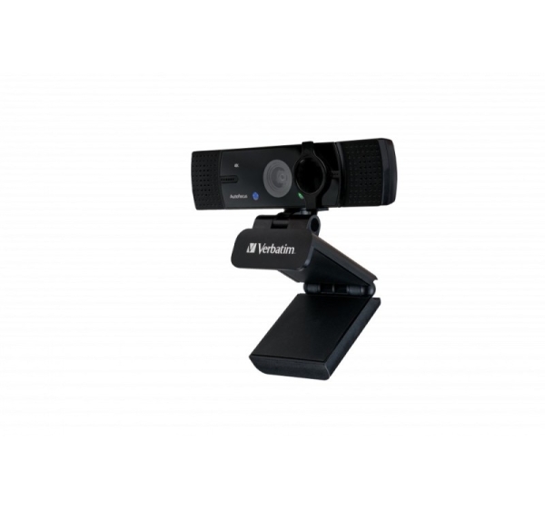 Verbatim 49580 webcam 3840 x 2160 pixels USB 2.0 Black