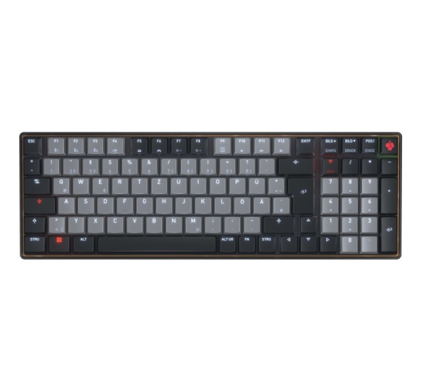 CHERRY KW 550 MX LP keyboard Home/Office USB + Bluetooth QWERTZ German Black