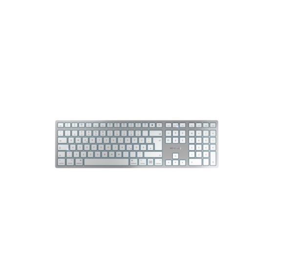 CHERRY KW 9100 SLIM FOR MAC keyboard Universal USB + Bluetooth QWERTZ German Silver