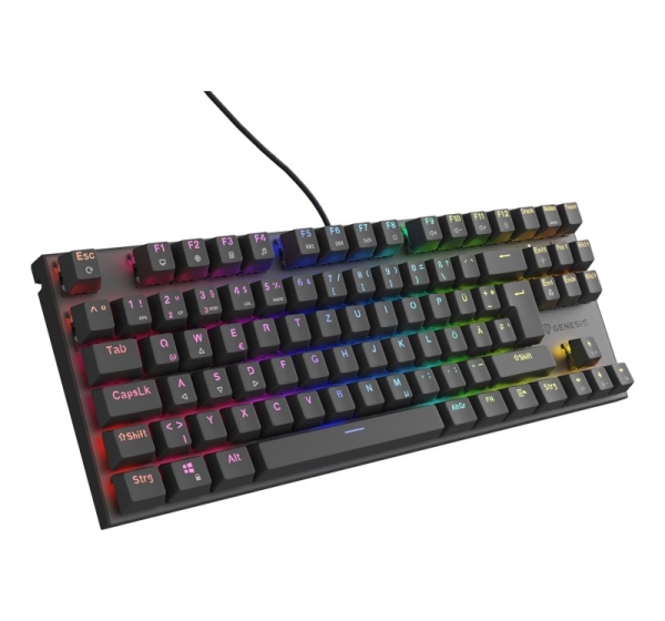 GENESIS Thor 303 TKL keyboard Gaming USB QWERTZ German Black