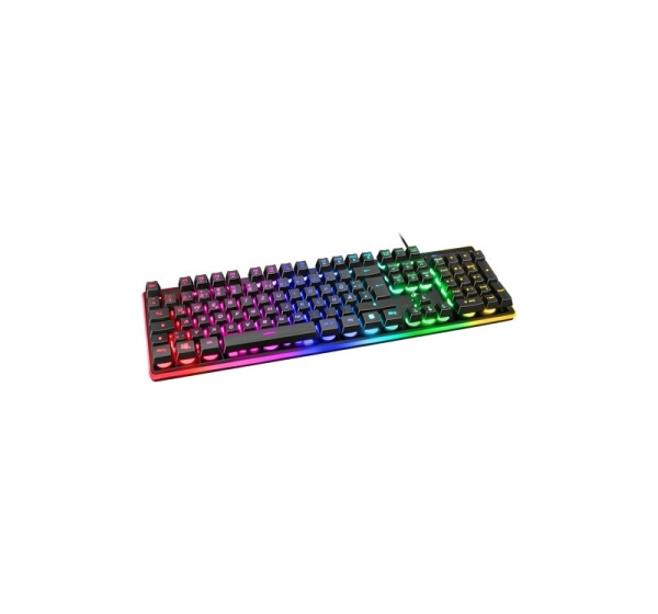 Deltaco GAM-021-RGB-DE keyboard Gaming USB QWERTZ German Black