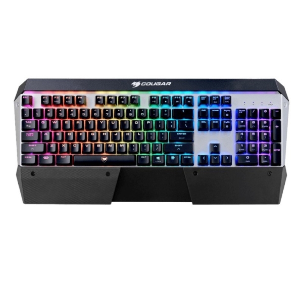 COUGAR CGR-WM4MB-ATR keyboard Gaming USB QWERTZ German Black, Silver