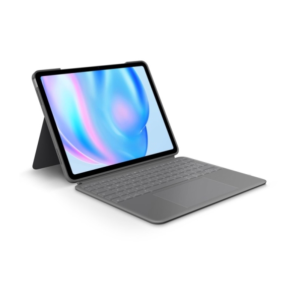 Logitech Combo Touch QWERTZ German Smart Connector Grey