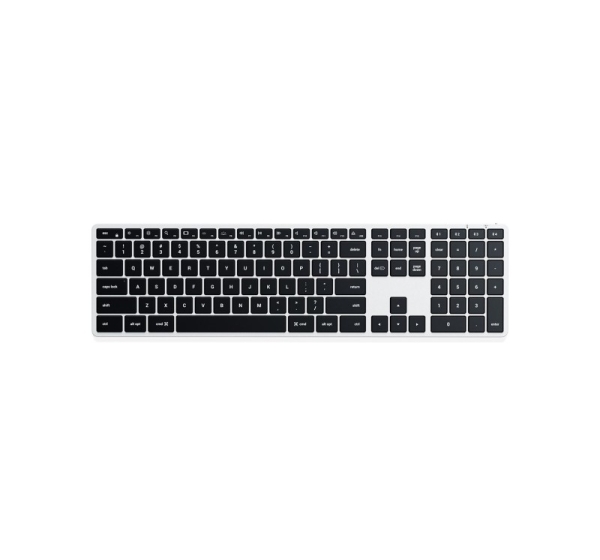 Satechi Slim X3 keyboard Bluetooth numpad silver