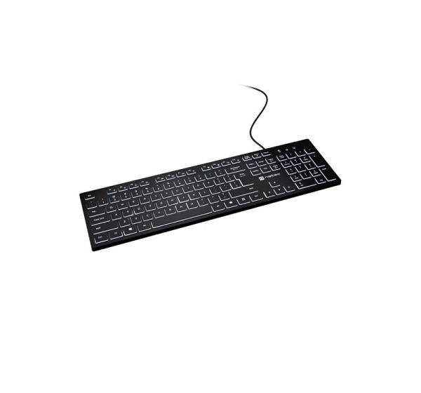 Natec Herring Glow US Keyboard with white backlight