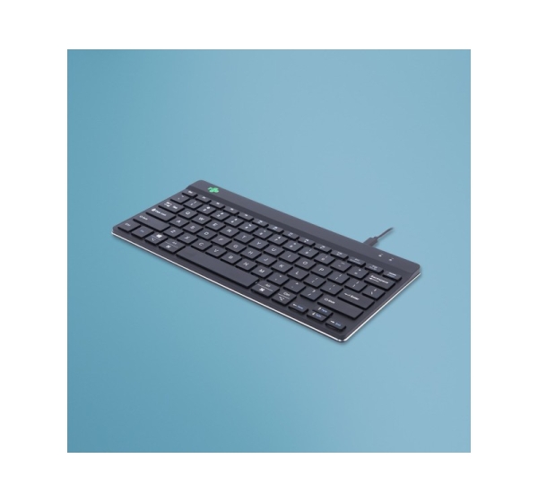 R-Go Tools Ergonomic keyboard R-Go Compact Break, compact keyboard with break software, QWERTY (US), wired, black