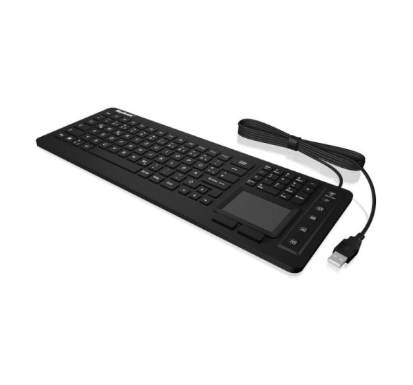 KeySonic KSK-6231 INEL (DE) keyboard Industrial USB QWERTZ German Black
