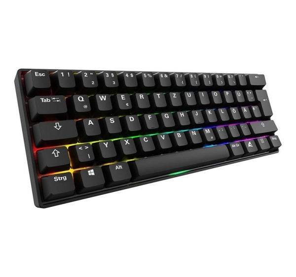 Sharkoon 100065630 keyboard Home USB QWERTZ German Black