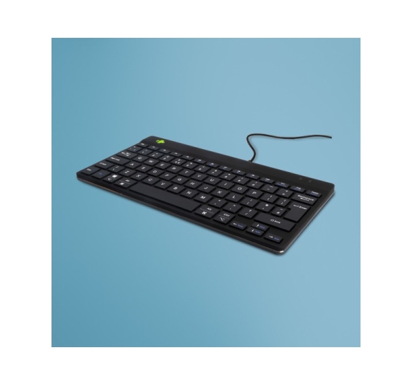 R-Go Tools Ergonomic keyboard R-Go Compact Break, compact keyboard with break software, QWERTY (UK), wired, black
