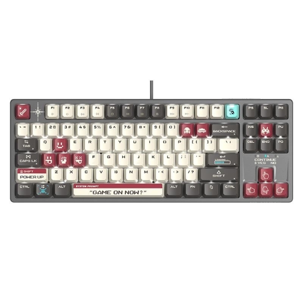 Klawiatura mechaniczna A4tech Bloody S87 Pixels Red USB