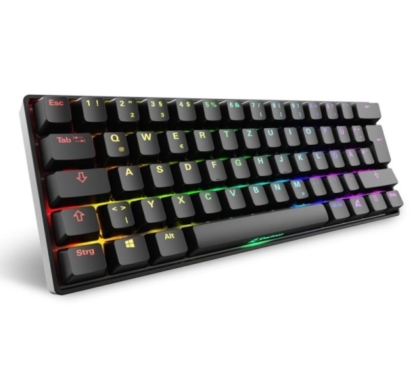 Sharkoon 100065629 keyboard Home USB QWERTZ German Black