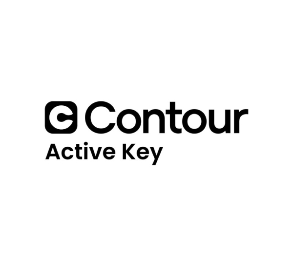 Contour Design Active Key AK-C7000 keyboard Medical RF Wireless QWERTZ German White