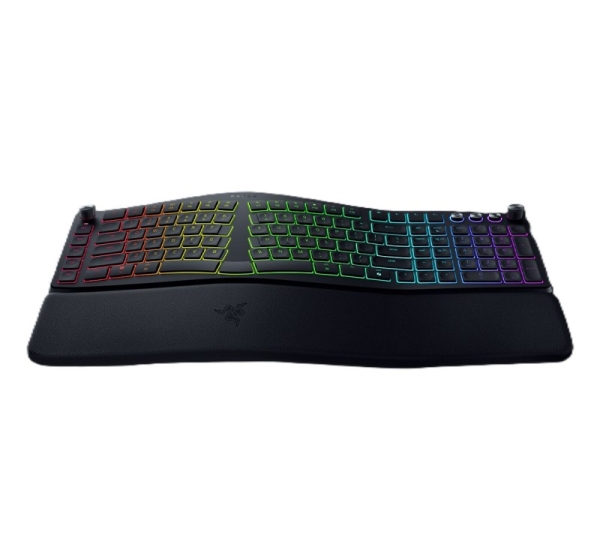 Razer Pro Type Ergo keyboard Universal USB + RF Wireless + Bluetooth QWERTY US English Black