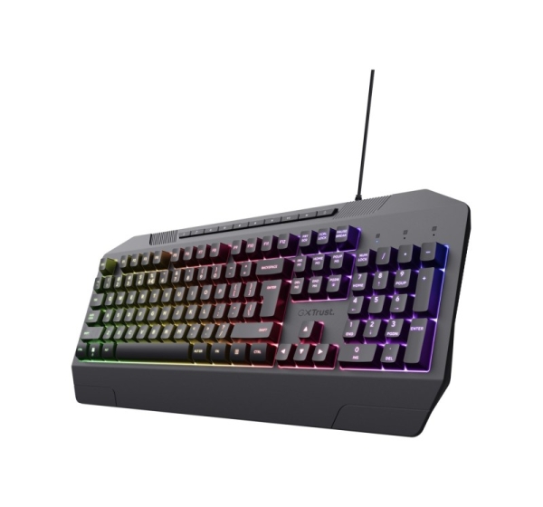 Trust GXT 836 Evocx keyboard Gaming USB QWERTY US English Black