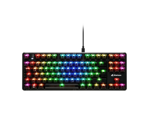 Sharkoon SGK70W keyboard Gaming USB QWERTZ German Black