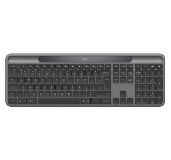 Logitech Signature Slim Solar + K980 keyboard Universal RF Wireless + Bluetooth QWERTY UK International Graphite