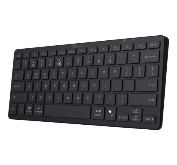 Trust Nado II keyboard Home/Office USB + Bluetooth QWERTY US English Black