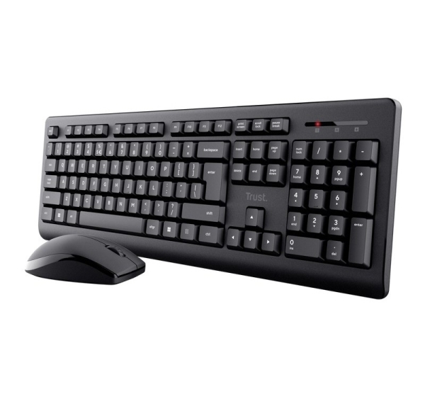 Trust Primo - set (wireless keyboard + wireless mouse), black