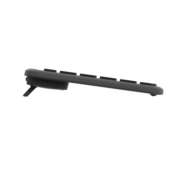 Logitech 920-012483 keyboard Mouse included Office RF Wireless + Bluetooth QWERTZ German Graphite