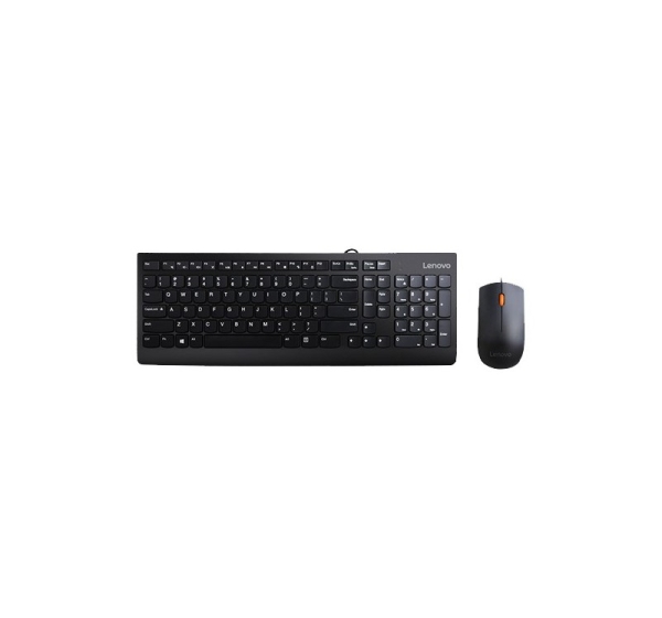Lenovo 300 keyboard Mouse included Universal USB QWERTY US English Black