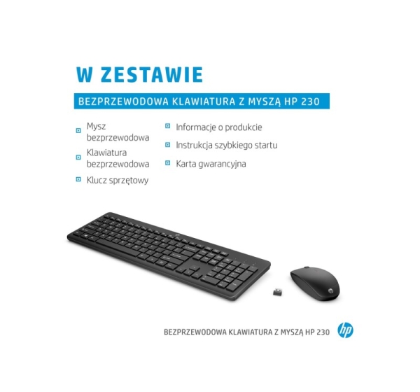 HP 230 Wireless Mouse and Keyboard Combo