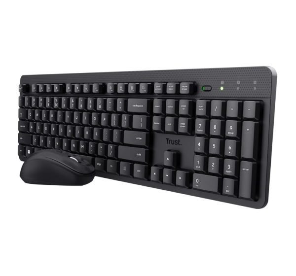 Trust Ody II keyboard Mouse included Universal RF Wireless QWERTY US English Black