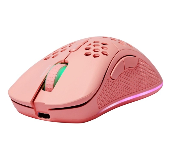 Deltaco Gaming GAM-120-P mouse Right-hand RF Wireless + Bluetooth + USB Type-C Laser 4800 DPI