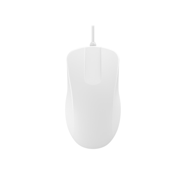 Contour Design Active Key Contour ClassicClean Medical Mouse IP68 Scroll Sensor Wired White PMH1