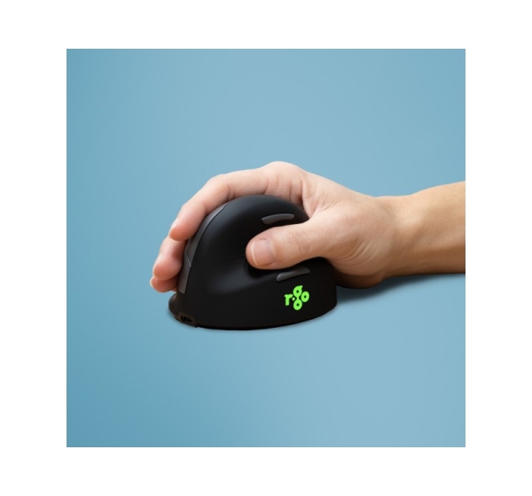 R-Go Mouse HE ergonomic right-hand Bluetooth black/silver retail