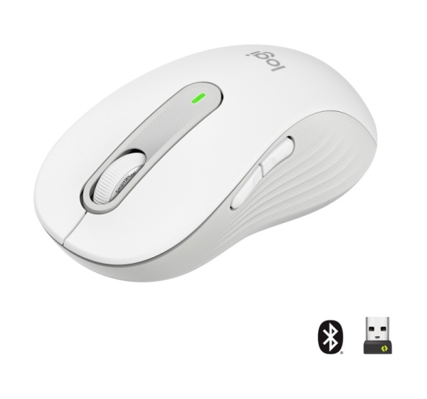 Logitech Signature M650 L Wireless mouse 2000 DPI, white