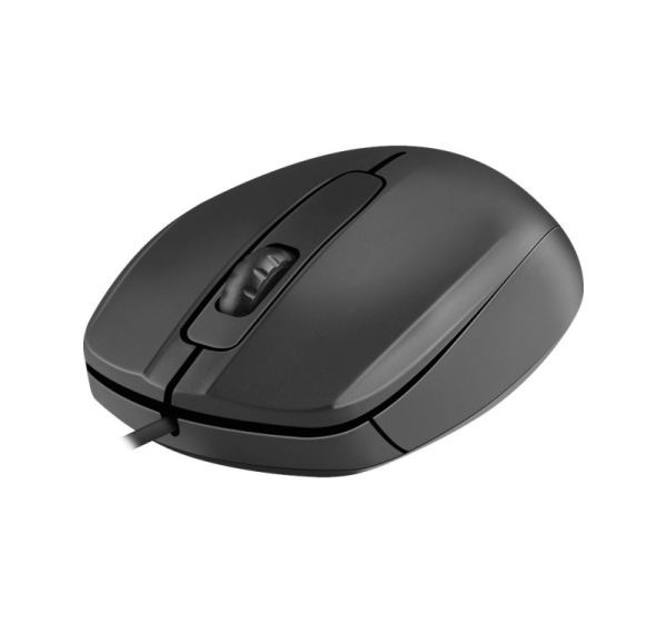 MOUSE DEFENDER ALPHA MB-507 OPTICAL 1000dpi 3P BLACK SILENT CLICK