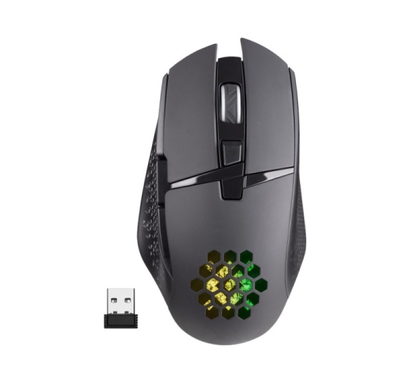 MOUSE DEFENDER GM-514 GLORY OPTIC RF RGB 3200dpi 7P BLACK