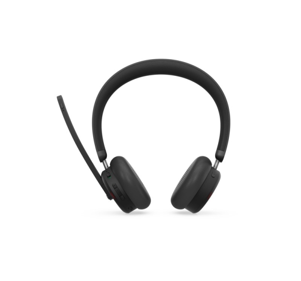 Lenovo 6550 Headset Wireless Head-band Office/Call center USB Type-C Bluetooth Black