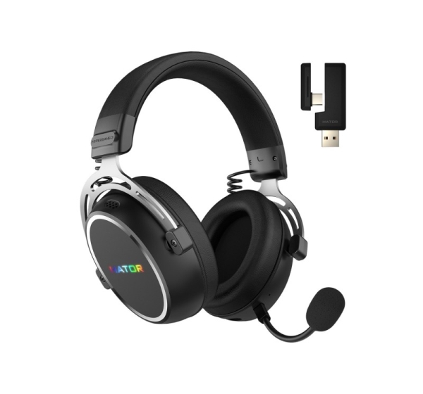 HATOR Hypergang 3 Wireless Headset Head-band Gaming USB Type-C / USB Type-A Bluetooth Black