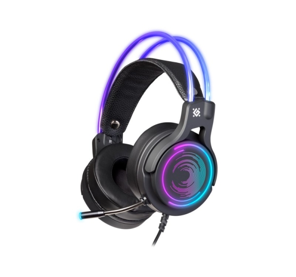 Defender COSMO PRO 7.1 VIRTUAL SOUND Backlit Gaming USB RGB + GAMING Headphones with Microphone