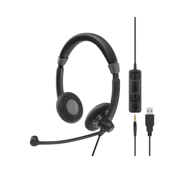 EPOS | SENNHEISER IMPACT SC 75 USB MS Headset Wired Headband Calls/Music USB Type-A Black