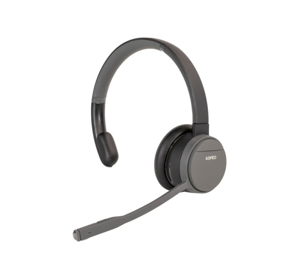 AGFEO Infinity Mono Headset Wireless Head-band Office/Call center Bluetooth Black