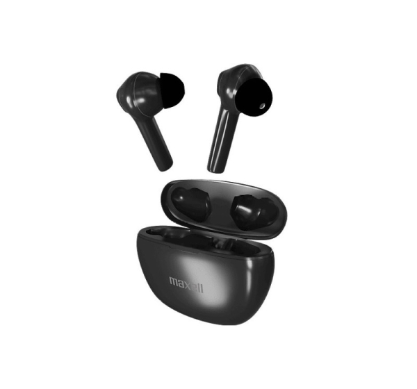 Maxell Dynamic+ wireless headphones with charging case Bluetooth black