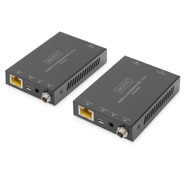 Digitus HDMI extender set, 4K/60Hz, 70 m