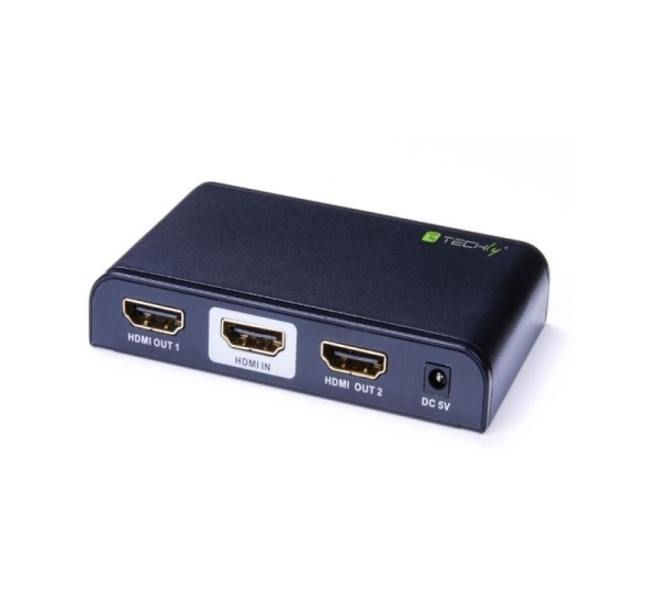 Techly IDATA HDMI2-4K2 video splitter HDMI 2x HDMI